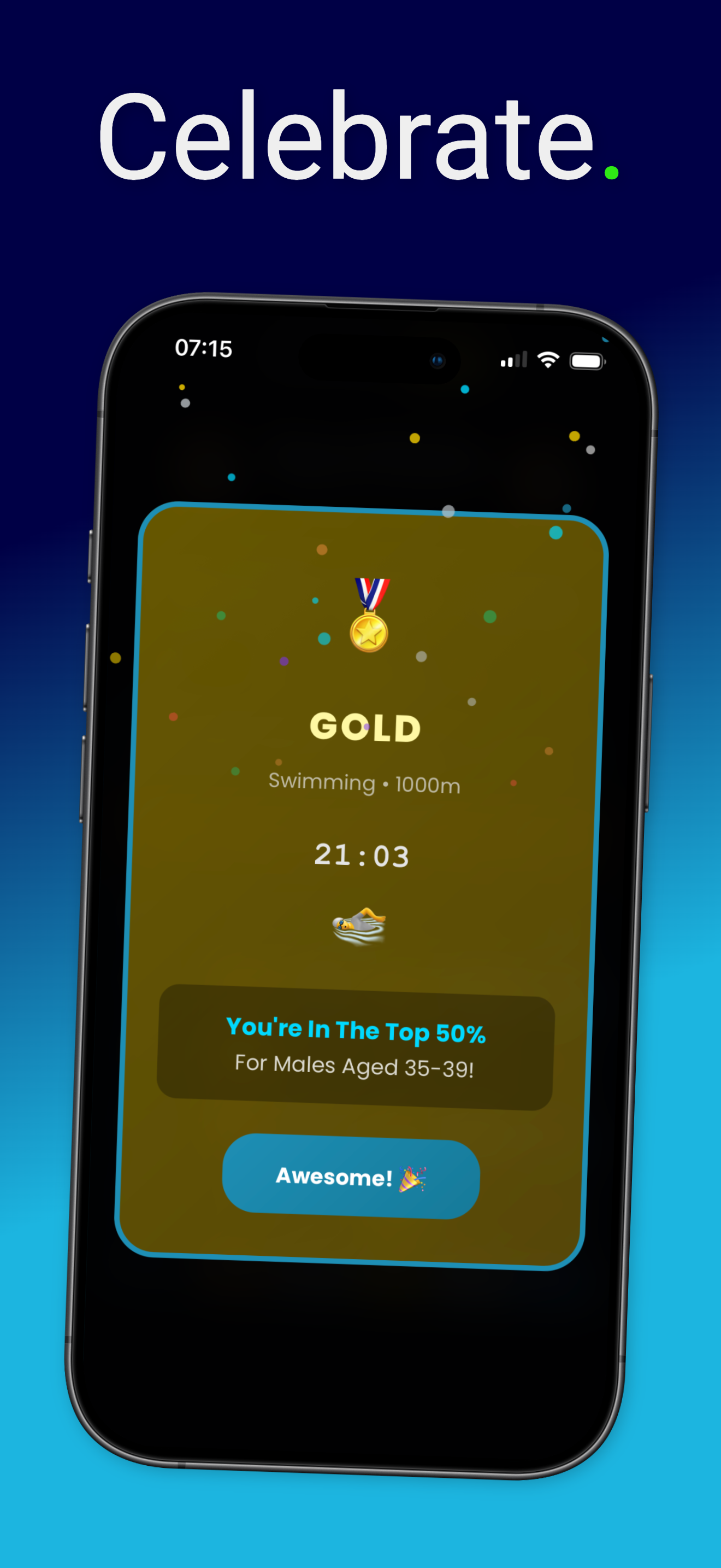 Celebrate — Gold Rank